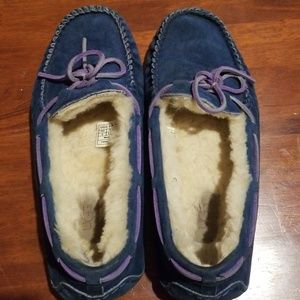 Blue UGG Moccasins